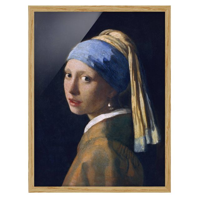 Riproduzione quadri famosi Jan Vermeer Van Delft - Ragazza con l'orecchino di perla