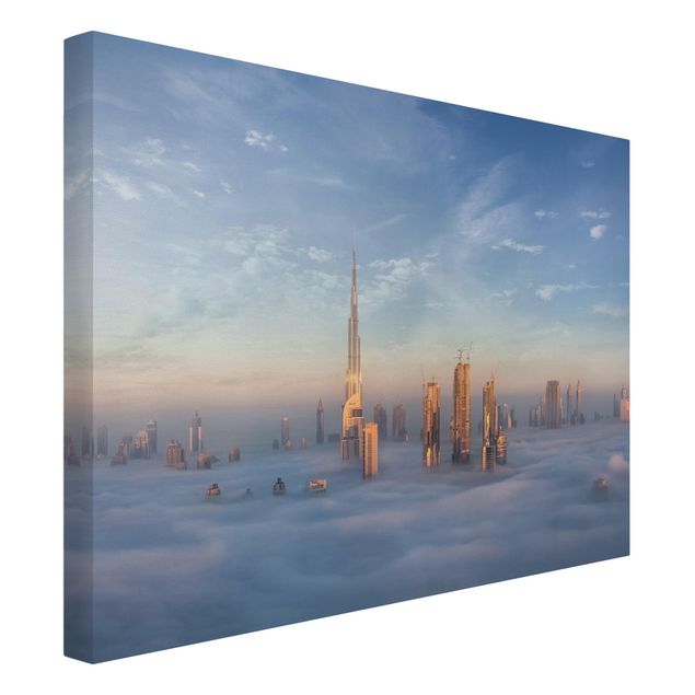 Quadri moderni per arredamento Dubai sopra le nuvole