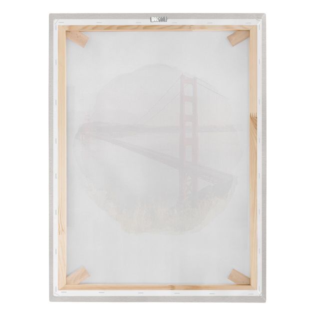 Stampe su tela Acquerelli - Il ponte Golden Gate a San Francisco