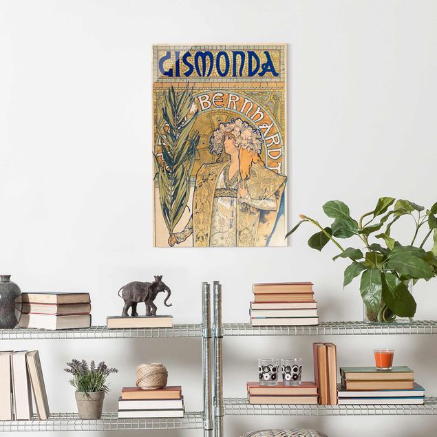 Stampe quadri famosi Alfons Mucha - Manifesto per l'opera teatrale Gismonda