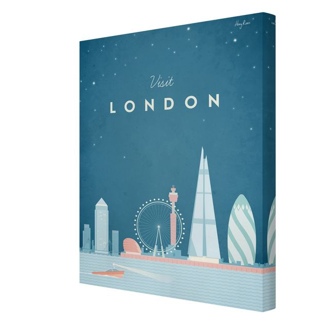 Quadro città Poster di viaggio - Londra