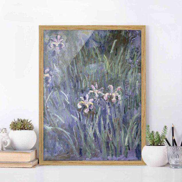 Stampe quadri famosi Claude Monet - Iris