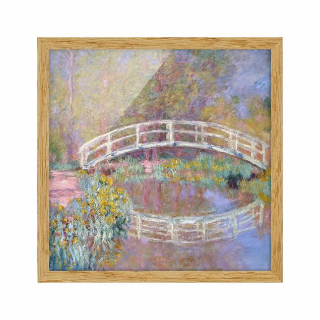 Quadri impressionisti Claude Monet - Ponte del giardino di Monet