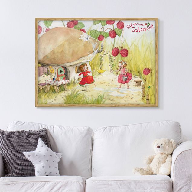 Decorazioni camera neonato The Strawberry Fairy - Sotto il cespuglio di lamponi