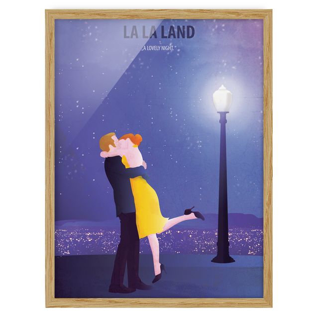 Quadro blu Locandina film La La Land II