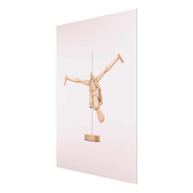 Quadri Jonas Loose Pole Dance con figura in legno