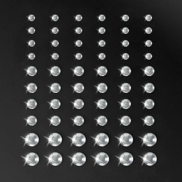 60 x Set di strass - Cristalli piccoli e grandi