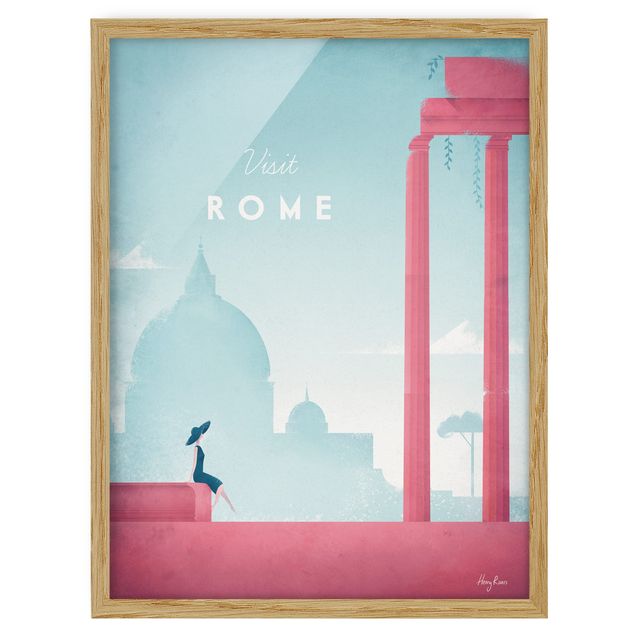 Quadri città Poster di viaggio - Roma
