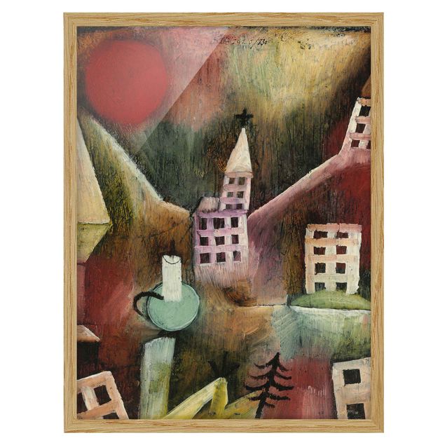 Quadro moderno Paul Klee - Villaggio distrutto