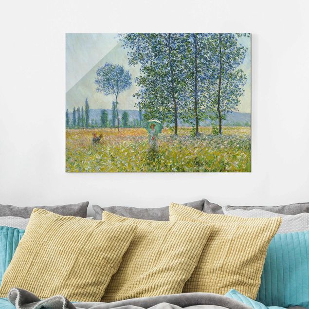 Quadro floreale Claude Monet - Campi in primavera