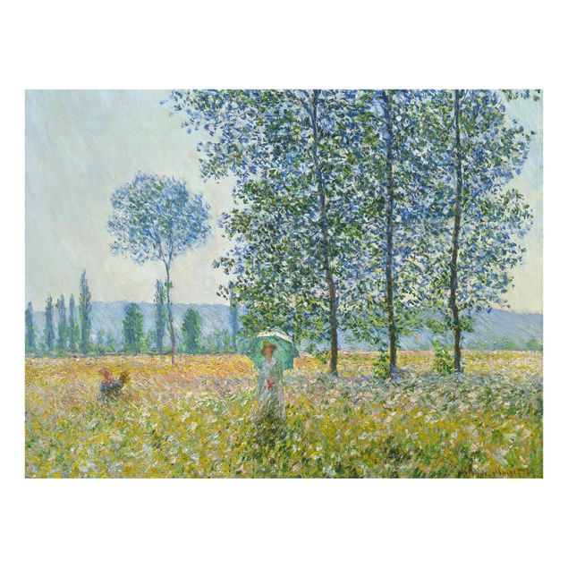 Quadri alberi Claude Monet - Campi in primavera