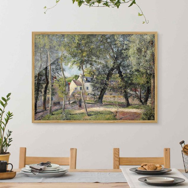 Impressionismo quadri Camille Pissarro - Paesaggio a Osny vicino all'irrigazione