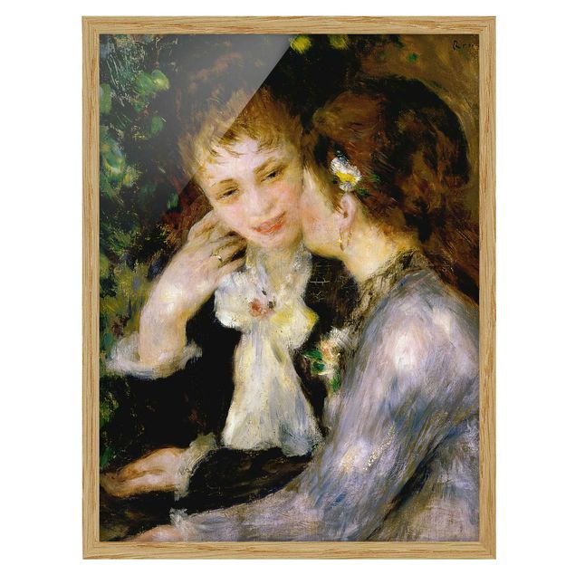 Quadri con cornice con fiori Auguste Renoir - Confidenze