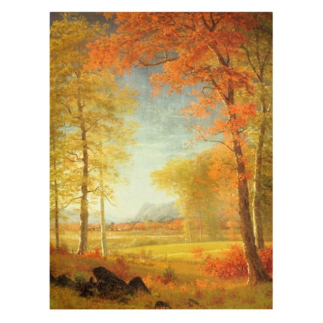 Stile di pittura Albert Bierstadt - Autunno nella contea di Oneida, New York