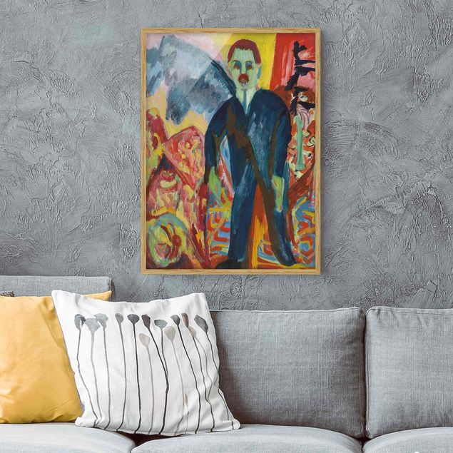 Stampe quadri famosi Ernst Ludwig Kirchner - L'inserviente dell'ospedale