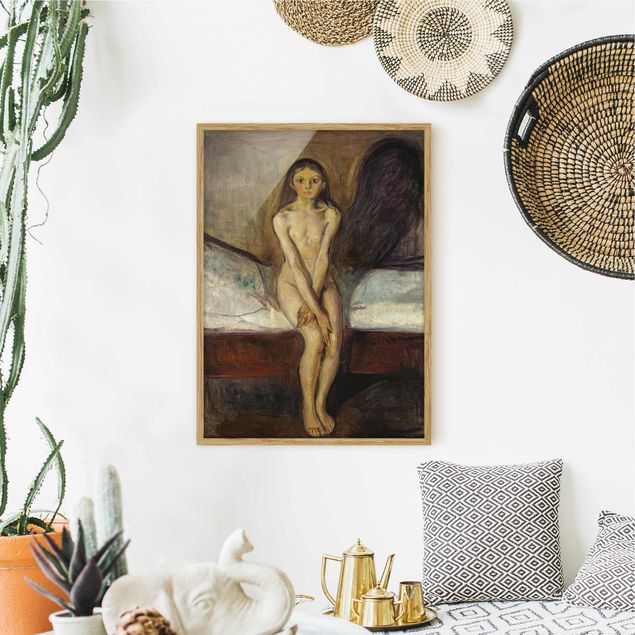 Post impressionismo quadri Edvard Munch - Pubertà