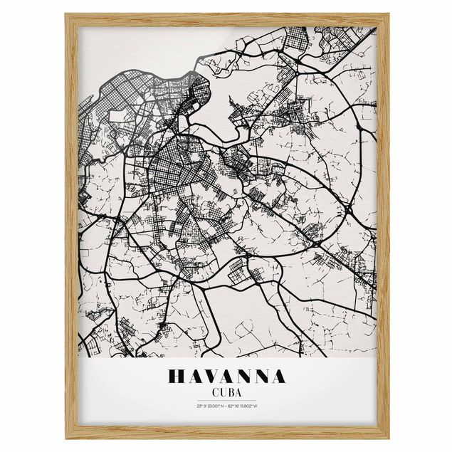 Quadri Mappa dell'Avana - Classica
