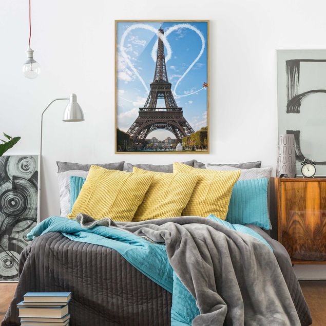 Quadri moderni per arredamento Parigi - Città dell'amore