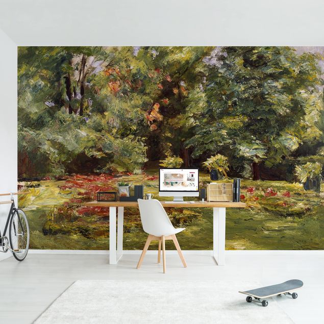 Stile di pittura Max Liebermann - Terrazza fiorita di Wannseegarten