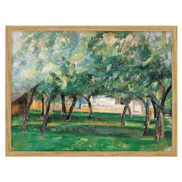 Quadro paesaggio Paul Cézanne -Fattoria in Normandia