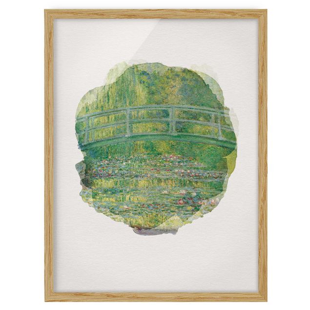 Quadri Impressionismo Acquerelli - Claude Monet - Ponte giapponese