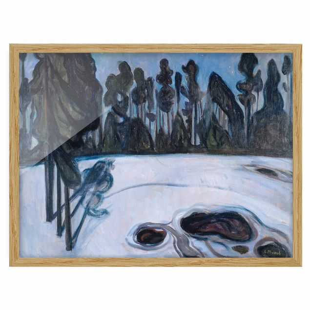 Quadri paesaggistici Edvard Munch - Notte stellata