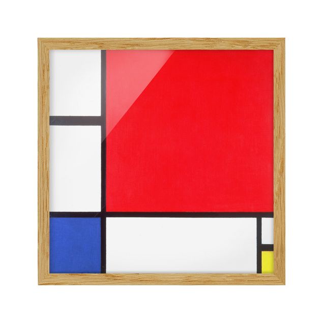 Quadri moderni   Piet Mondrian - Composizione con rosso, blu e giallo