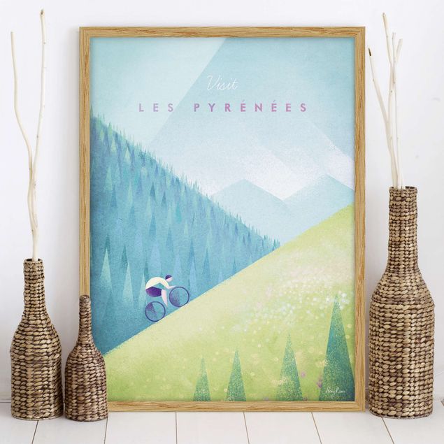 Quadri paesaggistici Poster di viaggio - I Pirenei