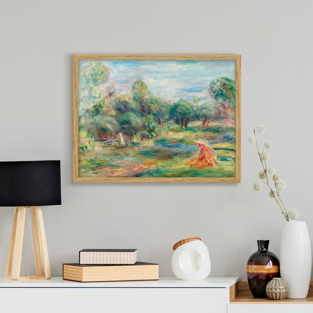 Quadri con paesaggio Auguste Renoir - Paesaggio a Cagnes