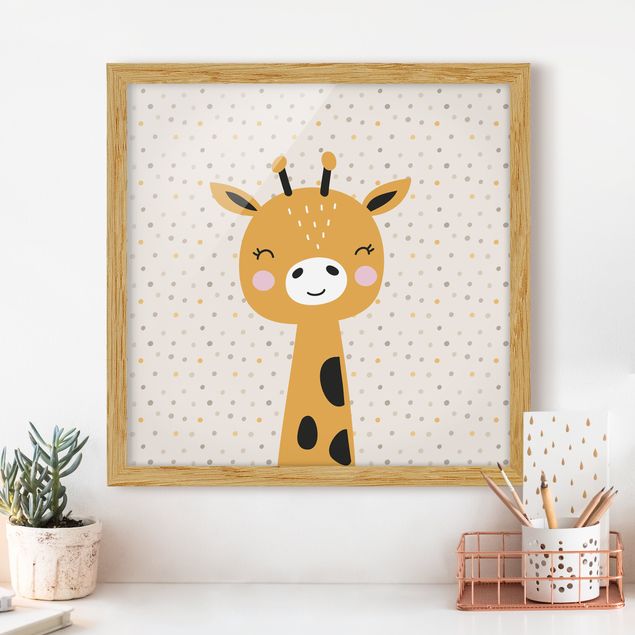 Decorazioni camera neonato Giraffina