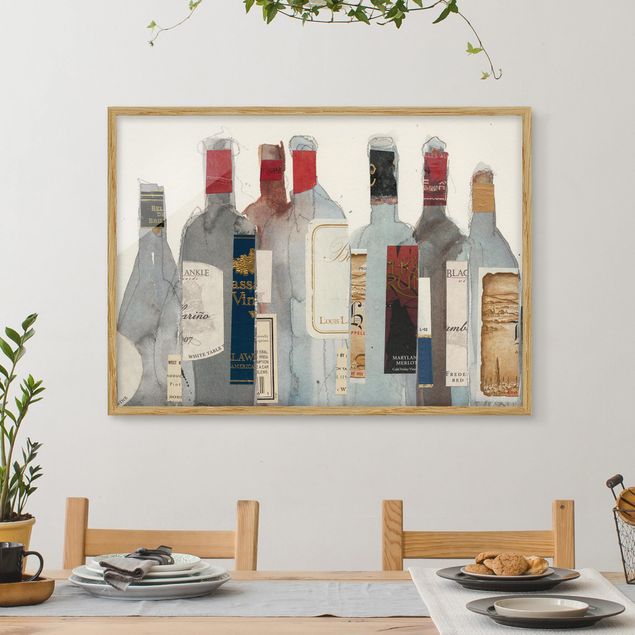 Quadro moderno blu Vino e alcolici I