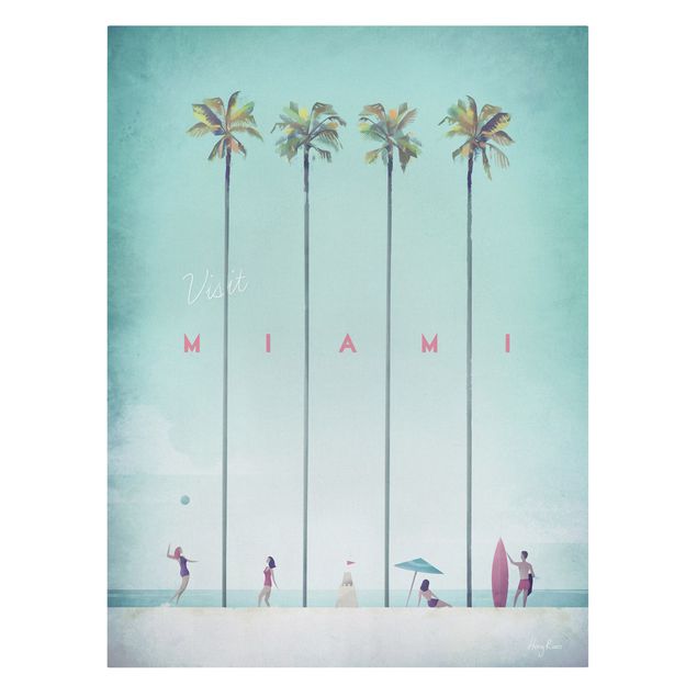 Quadri mare Poster di viaggio - Miami