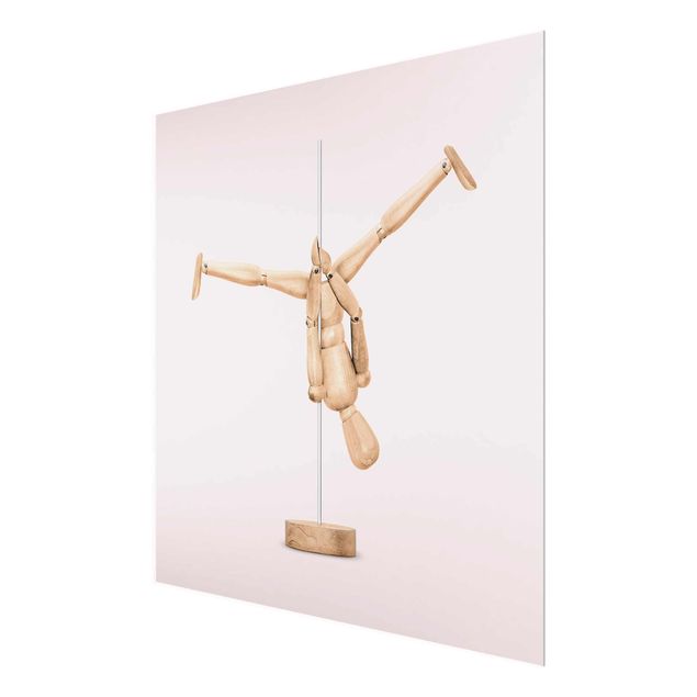Quadri Jonas Loose Pole Dance con figura in legno