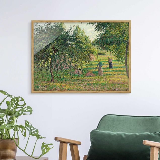 Quadri puntinismo Camille Pissarro - Meli e ortiche, Eragny