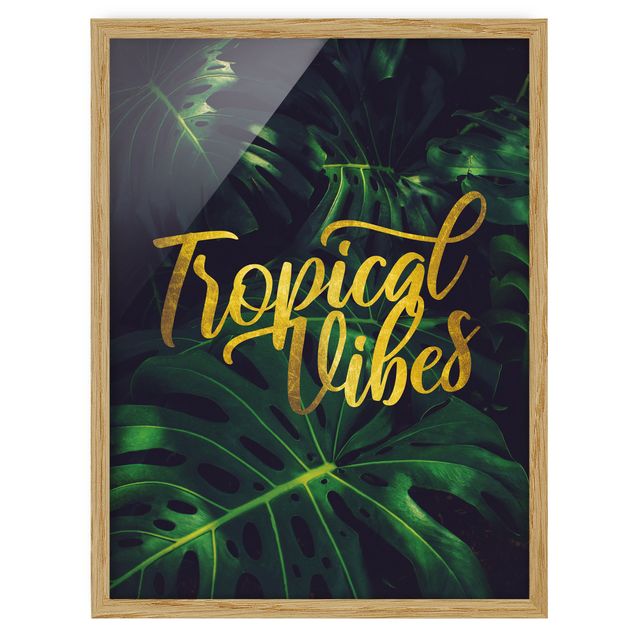 Quadri floreali moderni Giungla - Vibrazioni tropicali