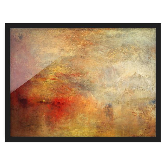 Stile artistico Joseph Mallord William Turner - Il tramonto sul lago