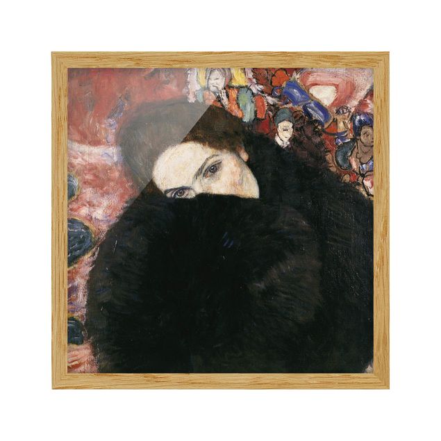 Quadri moderni   Gustav Klimt - Signora con la muffola