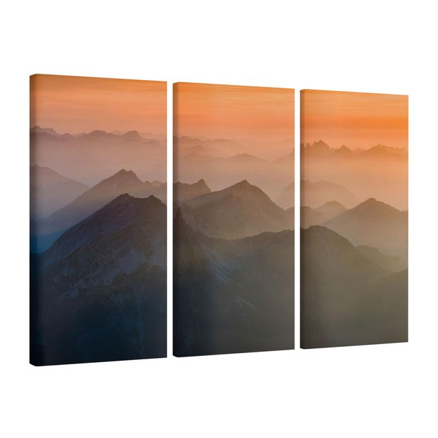 Quadri su tela componibili Vista dal monte Zugspitze