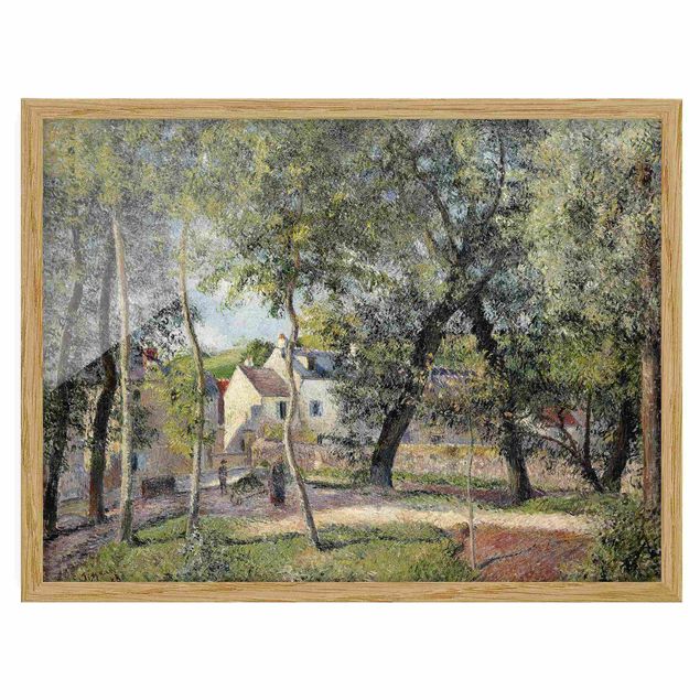 Romanticismo quadri Camille Pissarro - Paesaggio a Osny vicino all'irrigazione