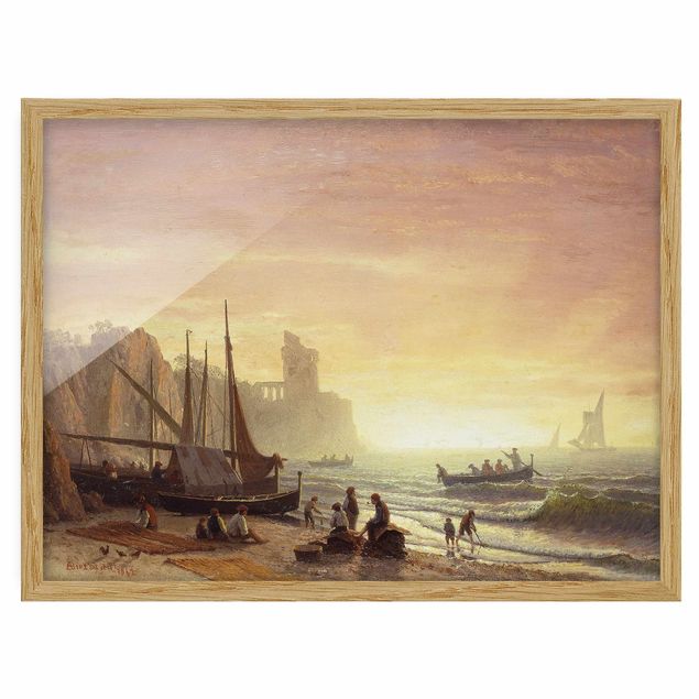 Riproduzioni Albert Bierstadt - La flotta da pesca