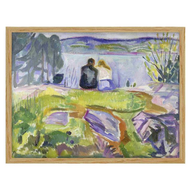Correnti artistiche Edvard Munch - Primavera (coppia di innamorati sulla riva)
