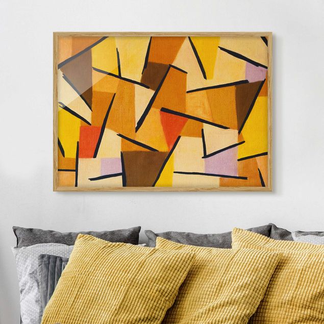 Riproduzioni quadri famosi Paul Klee - Lotta armonizzata
