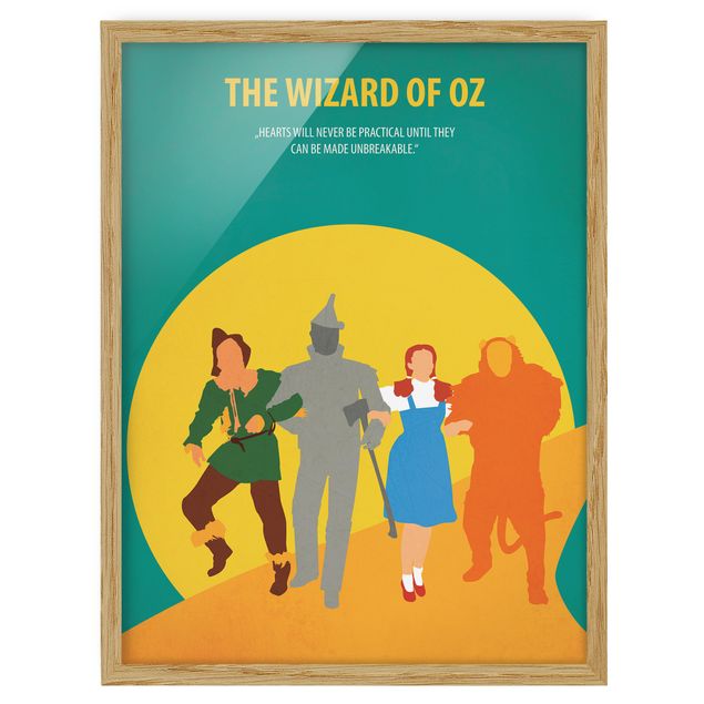 Quadri con cornice riproduzioni Locandina film Il mago di Oz