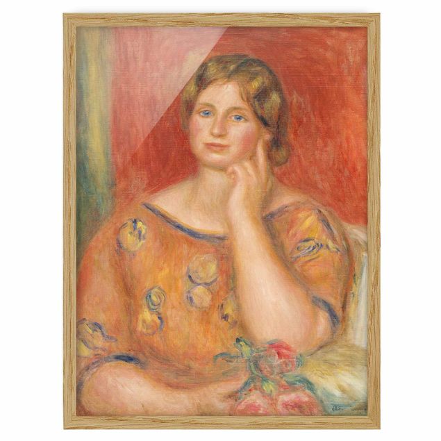 Quadri moderni   Auguste Renoir - La signora Osthaus