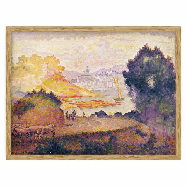 Quadri paesaggistici Henri Edmond Cross - Veduta di Mentone