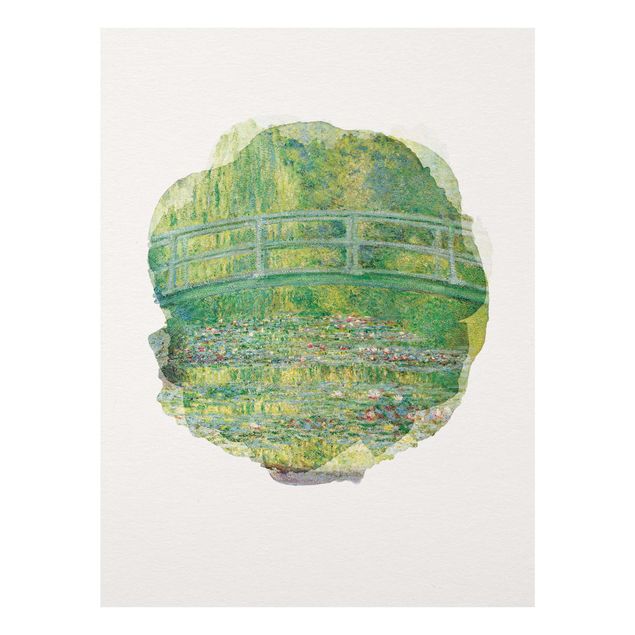 Impressionismo quadri Acquerelli - Claude Monet - Ponte giapponese