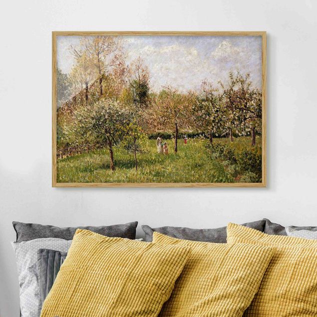 Quadri Impressionismo Camille Pissarro - Primavera a Eragny