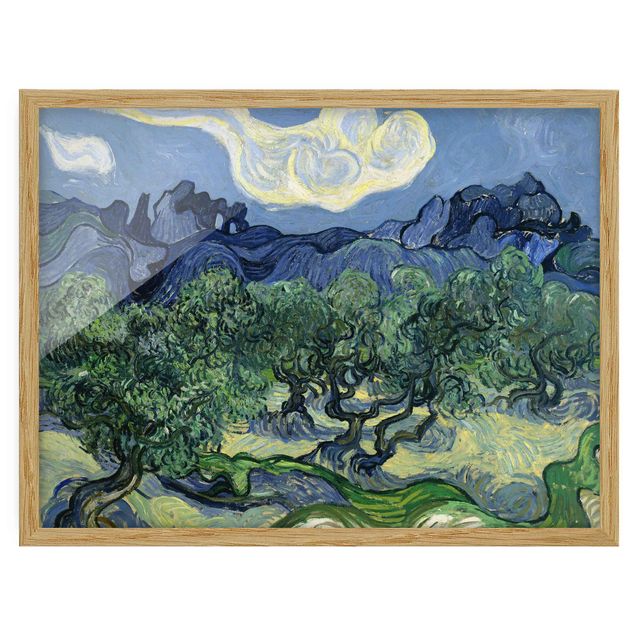 Riproduzioni Vincent Van Gogh - Alberi di ulivo