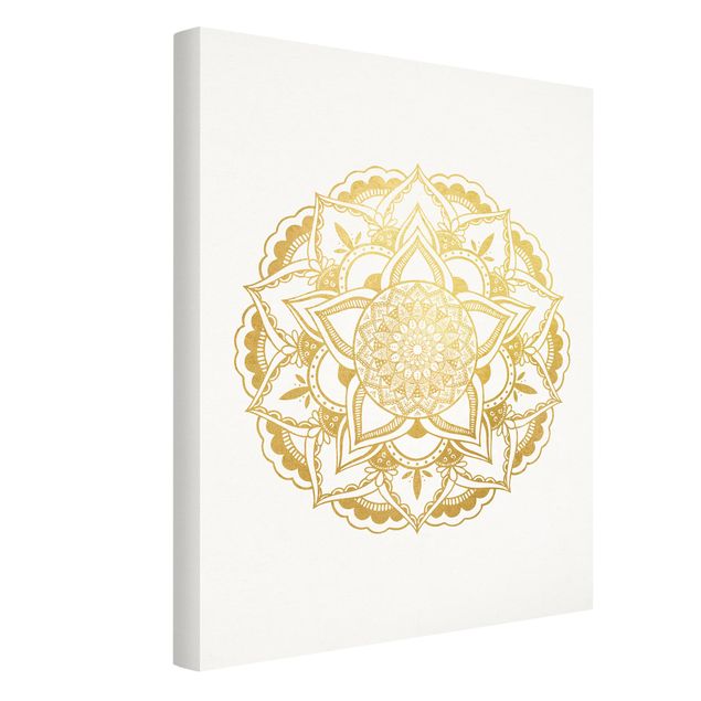Stampe Mandala - Illustrazione Ornamentale Bianco Nero