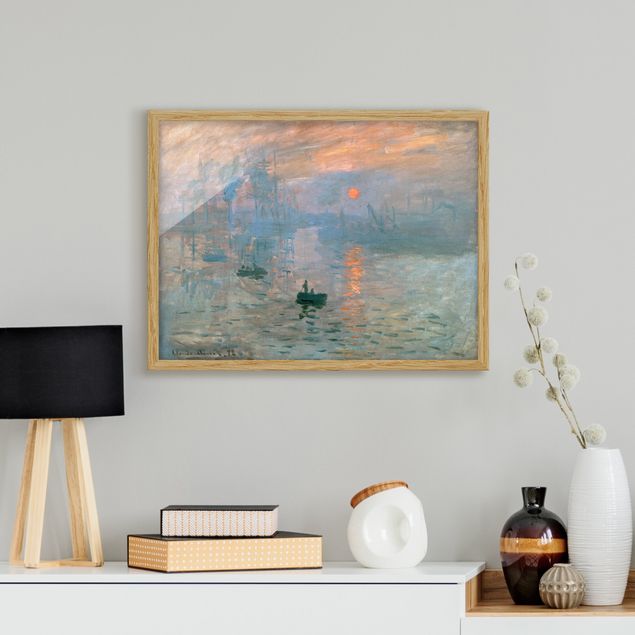 Quadri con paesaggio Claude Monet - Impressione (alba)